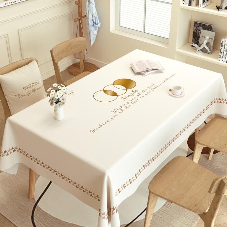 Simple Style Tablecloth Waterproof Oil-Proof Disposable … in Pasir Ris - Image 1