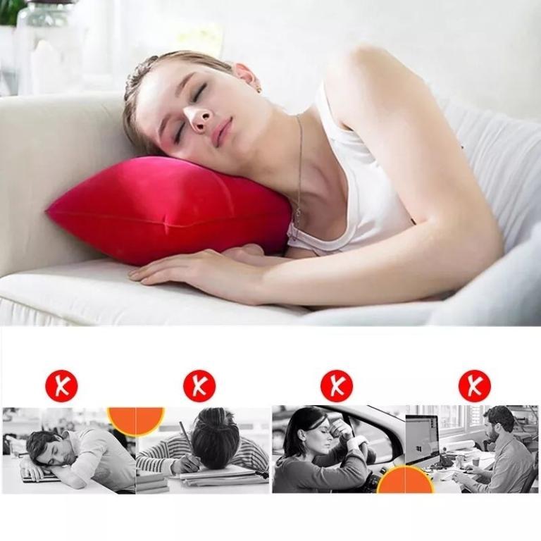 Air Pillow Camping Inflatable Pillow Travel Bantal Angin … in Pasir Ris - Image 1