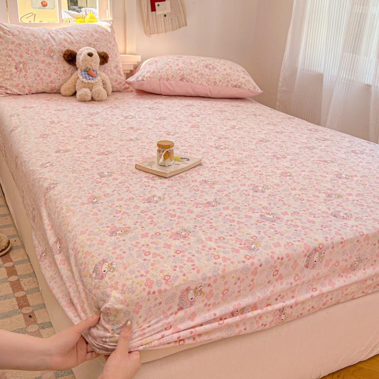 [Ready Stock] Premium Fitted Sheet Set A-Class Washed … in Pasir Ris - Image 1