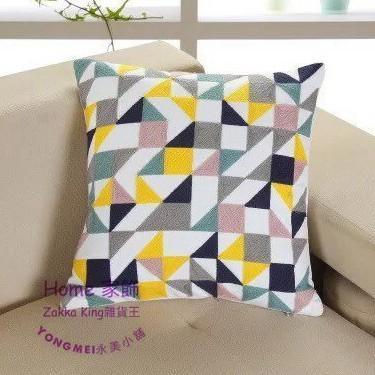 [HOME] Embroidered Pillow With Core Nordic Simple Geometric … in Pasir Ris - Image 1