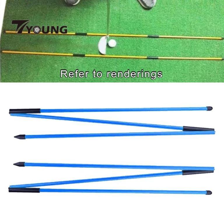[Available] 2 Pieces Golf Alignment Rods Training Sticks … in Toa Payoh - Image 1