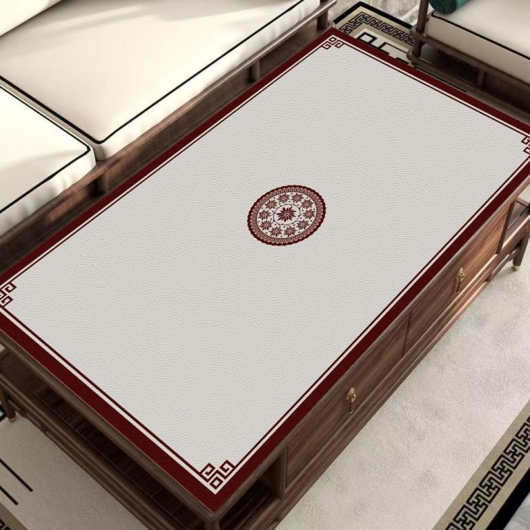 New Chinese Style Rectangular Leather Waterproof Oil-Proof … in Pasir Ris - Image 1