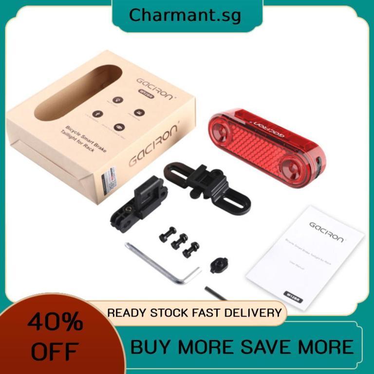 USB Rechargeable Bike Rack Taillight Waterproof Night … in Woodlands - Image 1