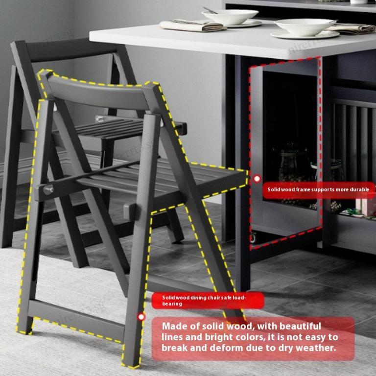 Extendable Foldable Dining Table Dining Table Multifunctiona … in Woodlands - Image 1