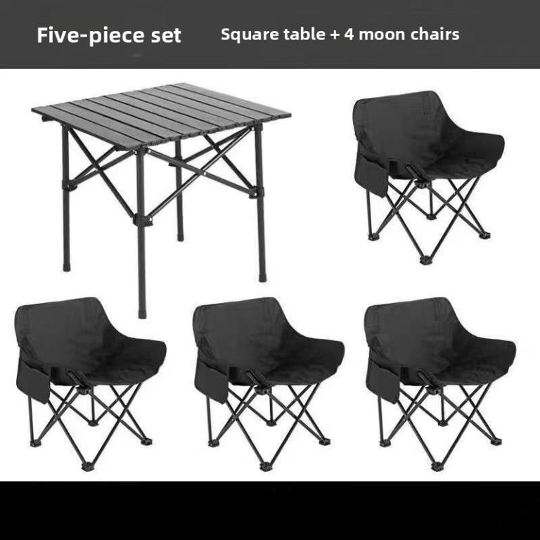 Table Folding And Chair Set Complete Camping Table And … in Sembawang - Image 1