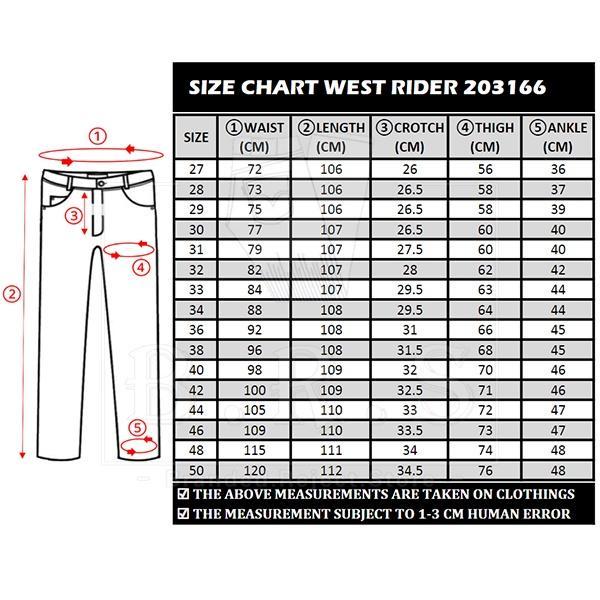 [ WEST RIDER ] SLACK STRAIGHT CUT / JEANS SLACK / 100% … in Bishan - Image 1