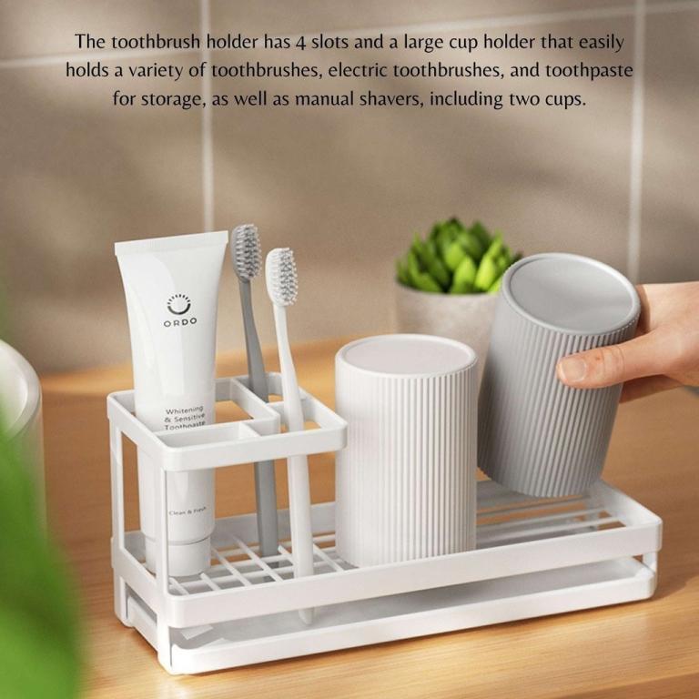 GANTUNGAN KOKOMI Set Toothbrush Holder Rack Akira … in Toa Payoh - Image 1