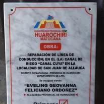 PLACAS PARA EMPRESAS CONSTRUCTORAS Y MUNICIPALIDADES EN MÁRMOL en Lima - Imagen 8