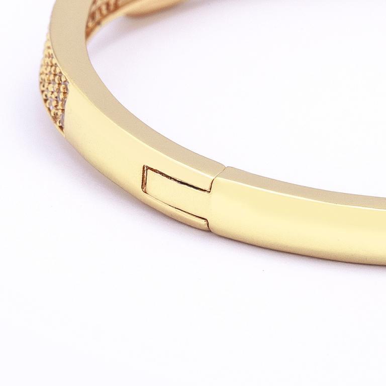 Geometric Creative Belt Buckle Design Gold Cuff Zircon … in North-Eastern Islands - Image 1