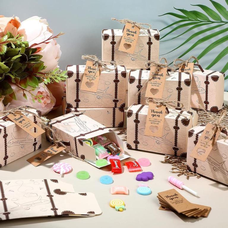 50 Sets Mini Suitcase Boxes, Small Candy Boxes, Travel … in North-Eastern Islands - Image 1