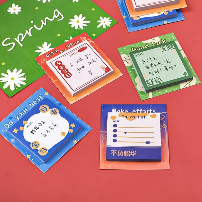 120 Sheets Creative Inspirational Words Series Sticky Notes … in Mandai - Image 1