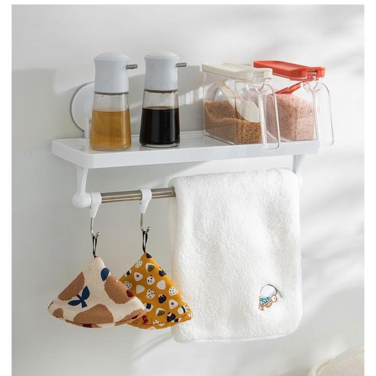 Wall Adhesive Hook Rack Bathroom Rack Bathroom Storage … in North-Eastern Islands - Image 1