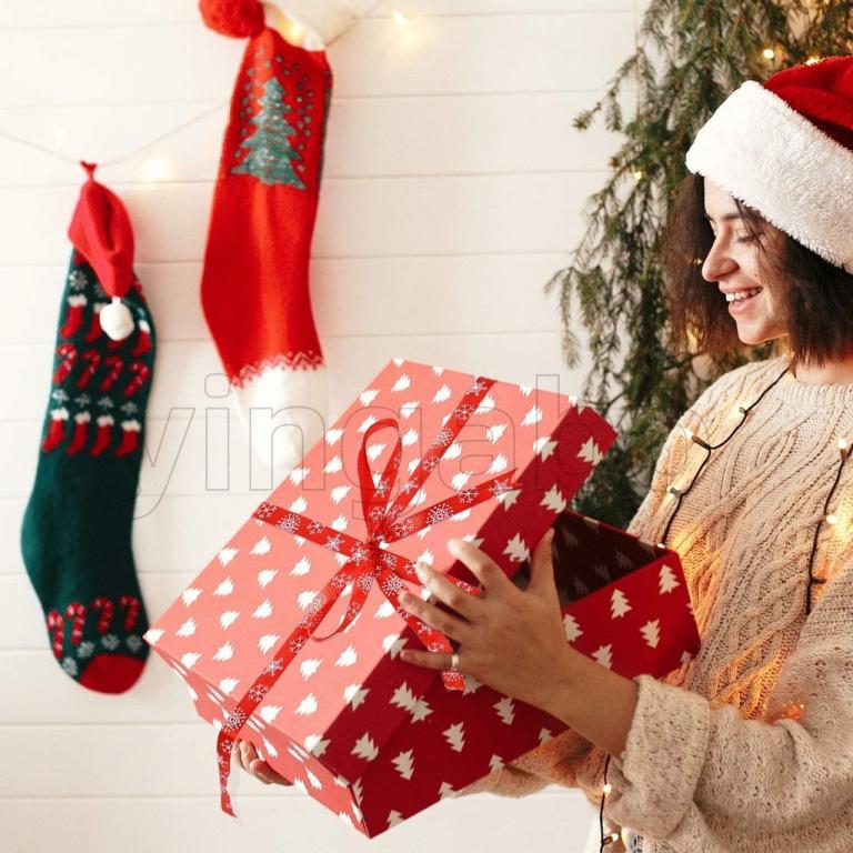 1cm*22Meters Christmas Ribbons Printing Grosgrain Ribbons … in Mandai - Image 1