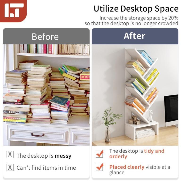 Bookshelf 3 Tier/5 Tier Tree Shape Tabletop Book Rack … in Sembawang - Image 1