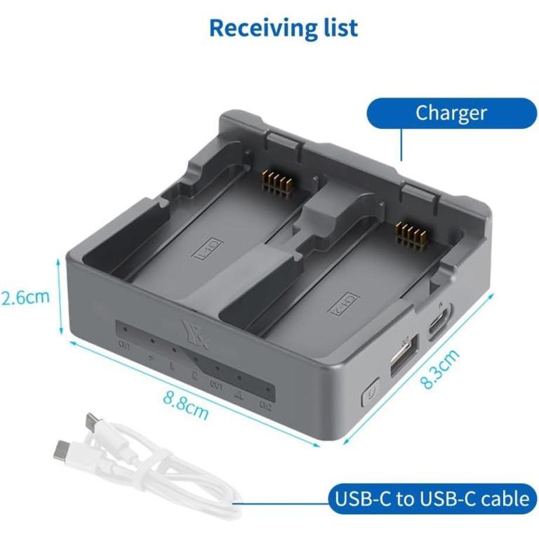 Two-Way Charging Hub for DJI NEO 2,Portable Dual Battery … in Mandai - Image 1