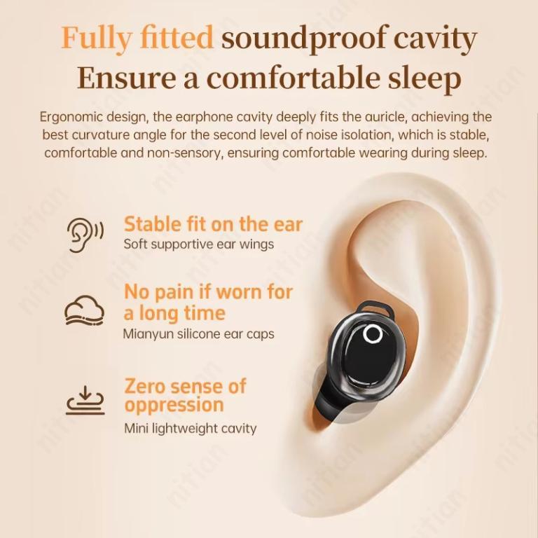 Bluetooth 6.0 Smart AI Translation Touch Control Headset … in North-Eastern Islands - Image 1