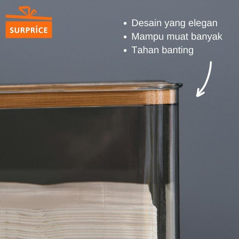 Surprise Transparent Tissue Storage Box Tissue Holder/ … in Novena - Image 1
