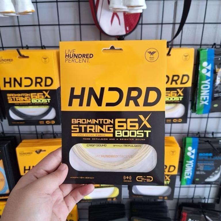 HNDRD 66X Boost 0.66mm Badminton Racket - Heat Resistant, … in Mandai - Image 1