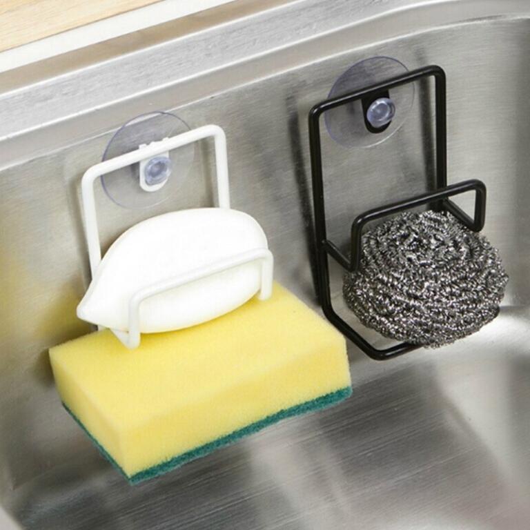 SOURCE Suction Cup Drain Rack Sponge Holder Sink Storage … in Bukit Batok - Image 1