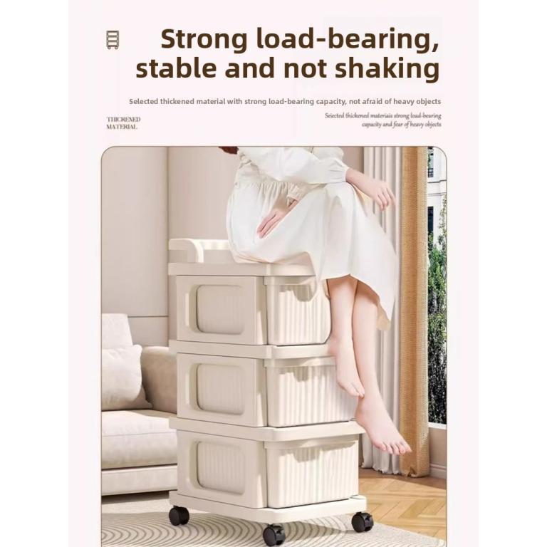 Storage Cabinet Baby Stroller Storage Rack Drawer Organizer … in Toa Payoh - Image 1