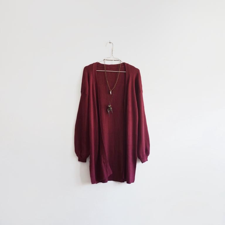 CLASSY CLASSY CLASSY | Rib Balloon Cardi | Knitted Cardigan in Toa Payoh - Image 1