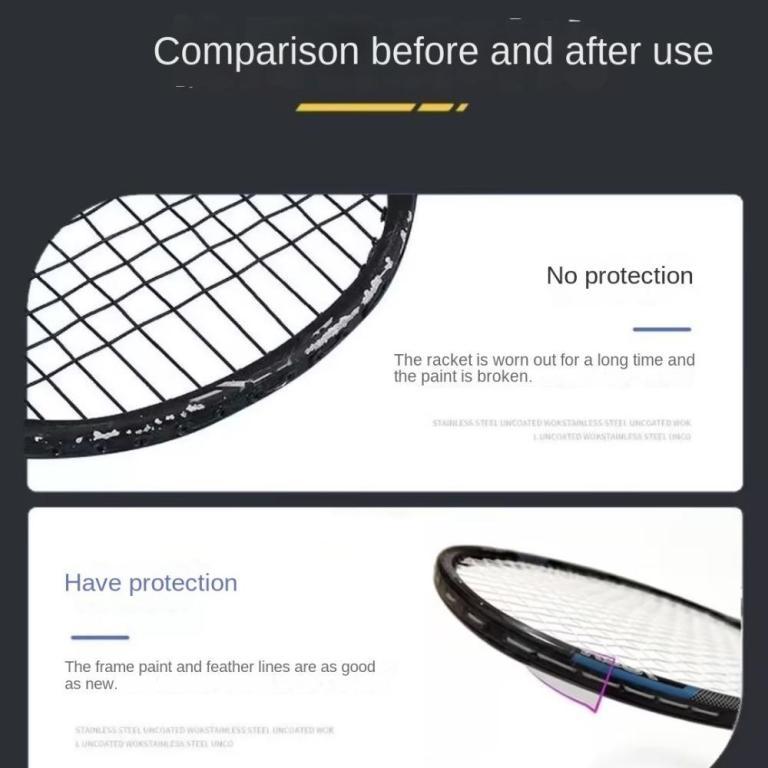 SIRENU Racket Head Protector Tape, Anti Paint Self … in Bishan - Image 1