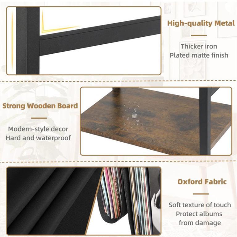 Vinyl Record Stand Record Player Table Display Rack Storage … in Sembawang - Image 1