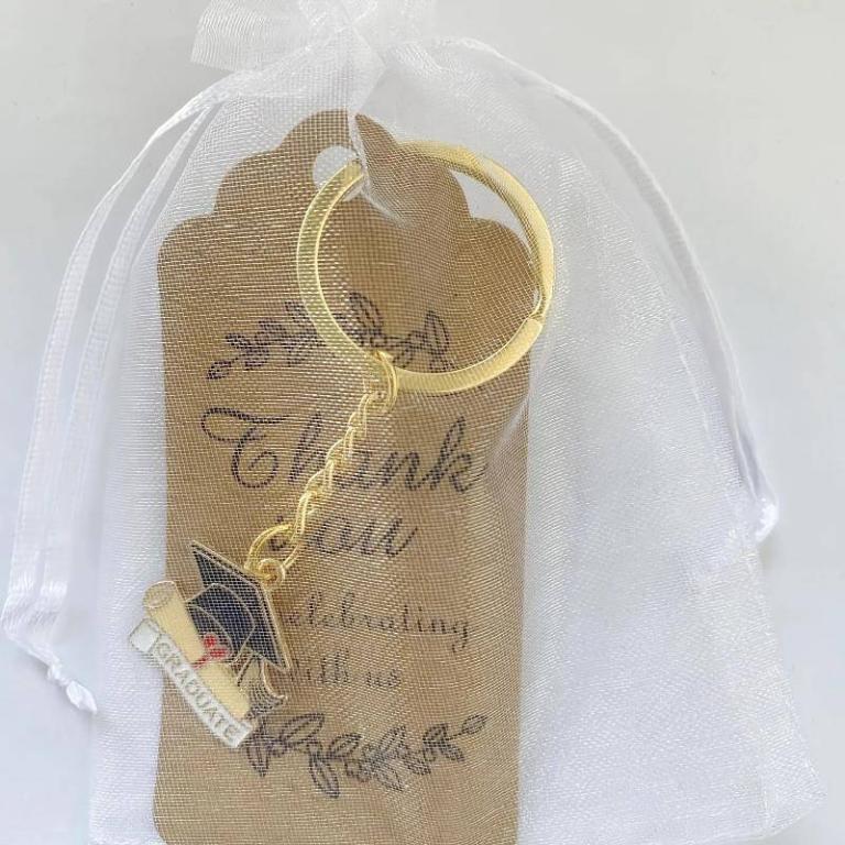 [UP] Creative Graduation Cap Keychain Alloy Holder … in Bukit Batok - Image 1