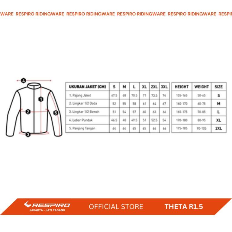 RESPIRO THETA R1.5 | Daily Motorcycle Jacket in Mandai - Image 1
