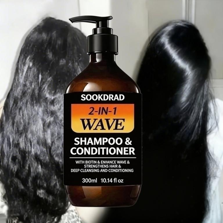 Wave Shampoo & Conditioner, Biotin Infused, Locks In … in Sembawang - Image 1