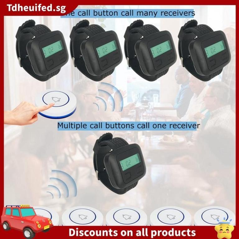 [In Stock]Wireless Restaurant Calling System 5Table Call … in Mandai - Image 1