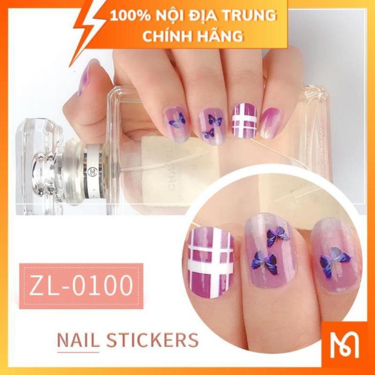 Nail Sticker Korean Style Butterfly Nail Sticker 3D … in Geylang - Image 1