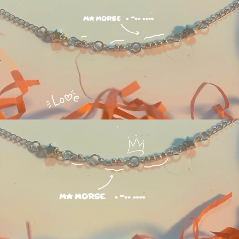 Mouse code necklace - bracelet ordered according to your … in North-Eastern Islands - Image 1