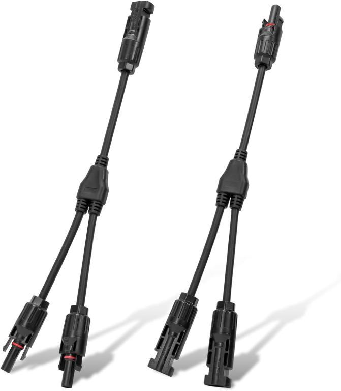 1 Pair Y-Branch PV Solar Panel Connector Adapter T-Splitter … in Bishan - Image 1