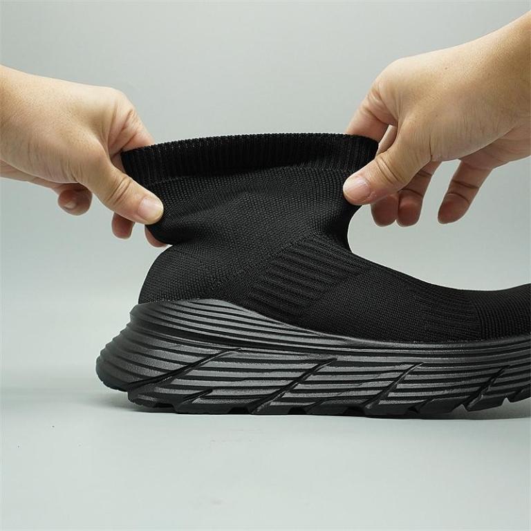 High-Quality [High-Top Mesh Shoes] Spring Autumn Transparent … in Novena - Image 1