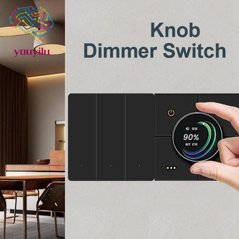 Tuya Zigbee Knob Smart Dimming Switch Panel App Control … in North-Eastern Islands - Image 1