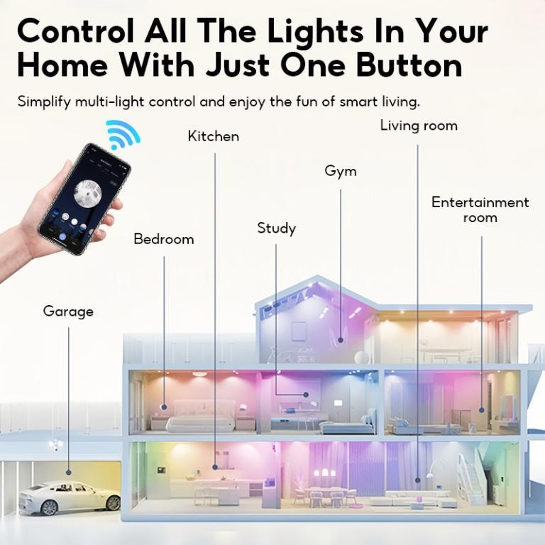 MeeGoo LED Bulb WiFi+Bluetooth Smart Light E27 Remote/Voice/ … in Mandai - Image 1