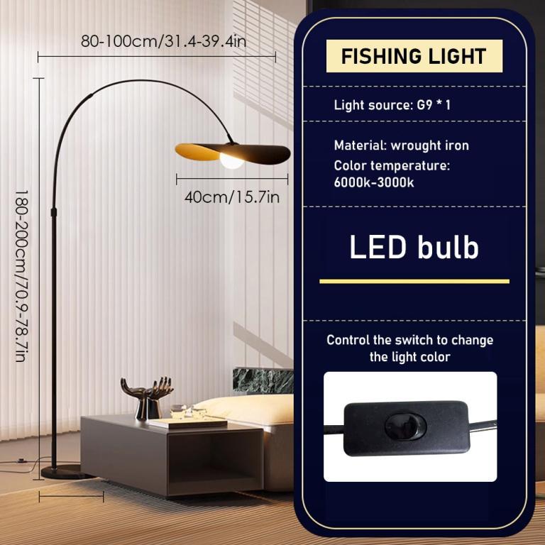 Modern Floor Lamp 3Colors LED Light Stand Lamp 180cm … in Sembawang - Image 1