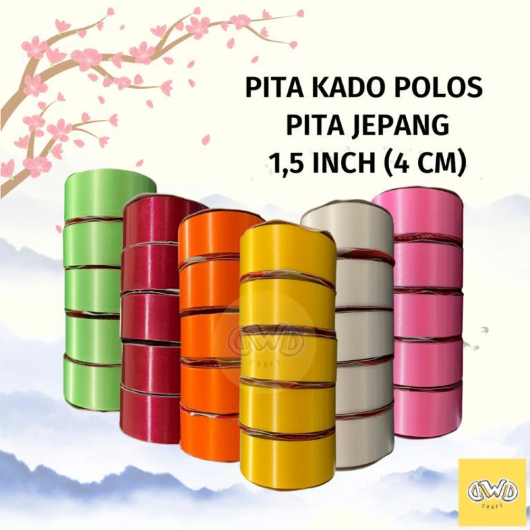 Gift Ribbon 1.5 inch (4 cm)POLOS Japanese Ribbon/ Plastic … in Mandai - Image 1