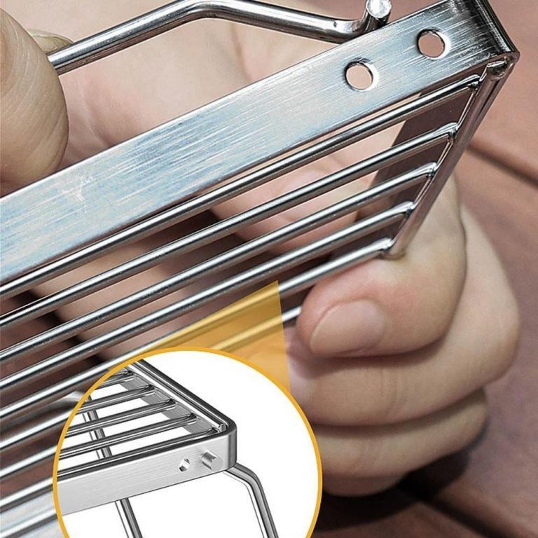 AENEH Foldable Camping Grill Rack, Stainless Steel … in North-Eastern Islands - Image 1