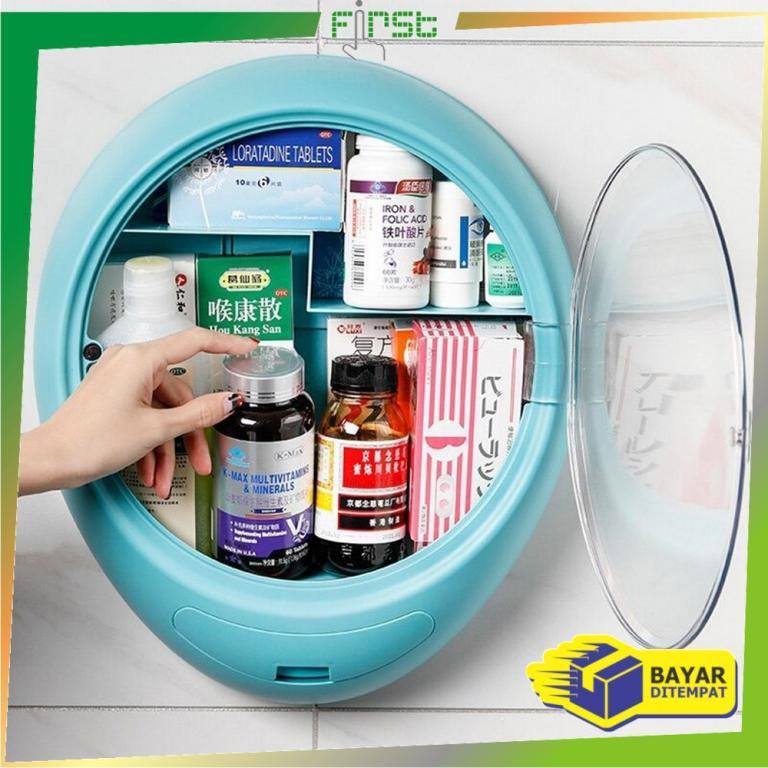 FH-K32 Hanging Cosmetic Rack Cosmetic Storage Box Nail-Free … in Sembawang - Image 1