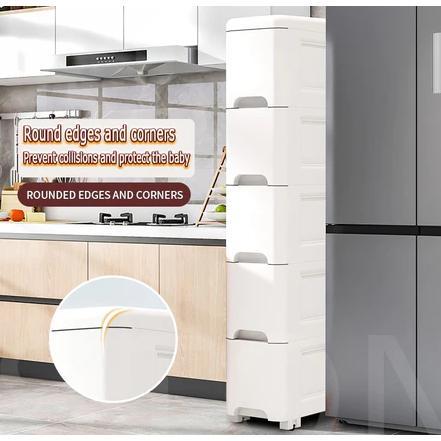 Plastic Slim Drawer Box Storage Cabinet Organizer Rak … in North-Eastern Islands - Image 1