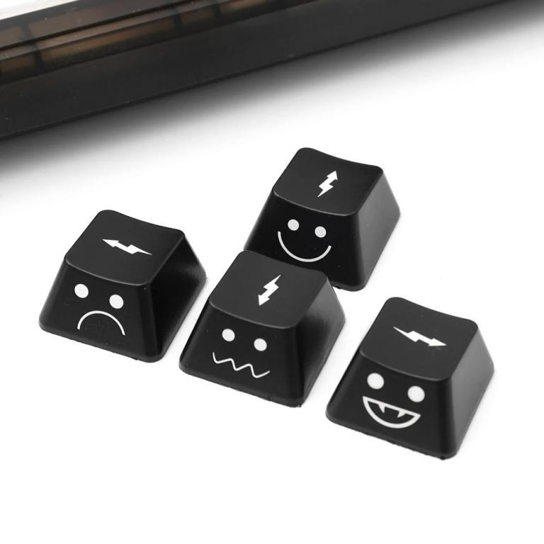 Backlit Mechanical Keyboard Keycap Set: Black Broadside … in Bukit Merah - Image 1