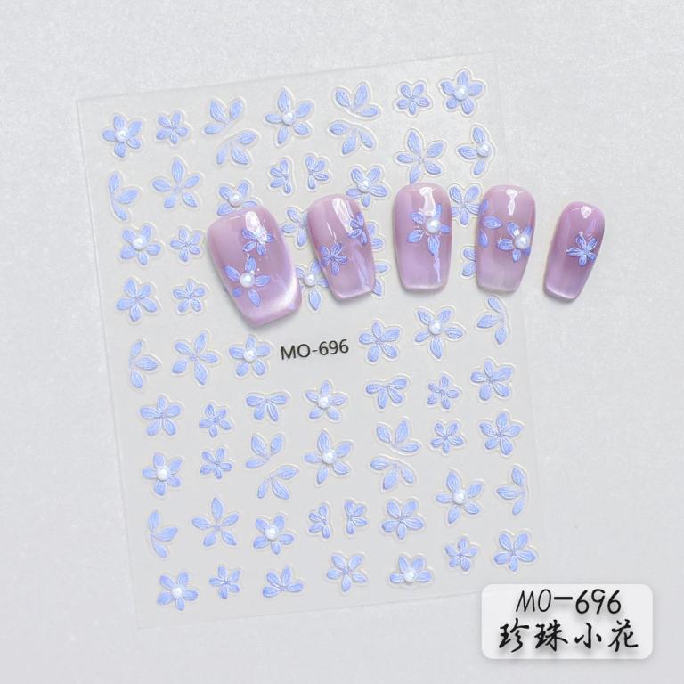 3 Nail Stickers Embossed Three-Dimensional Spring ins … in Pasir Ris - Image 1