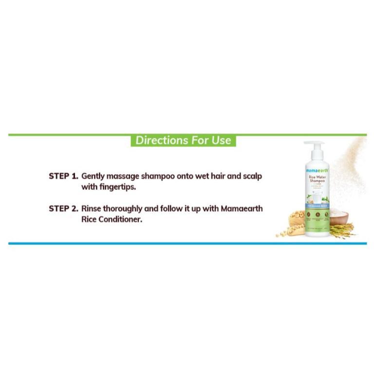 Mamaearth Rice Water Shampoo with Rice Water & Keratin For … in Novena - Image 1