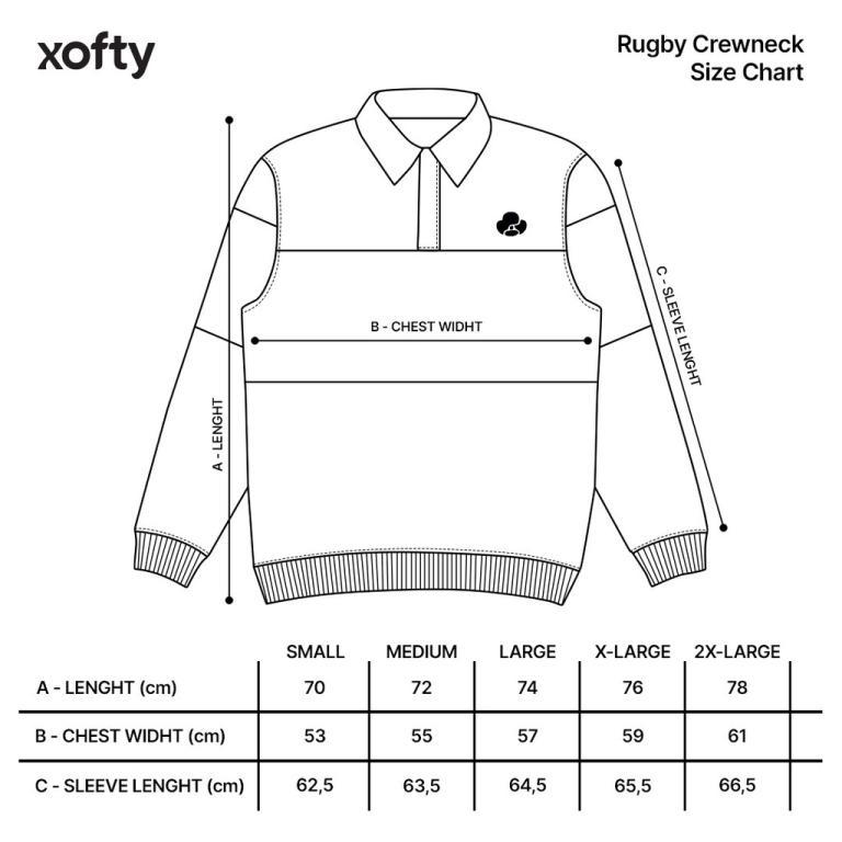 Xofty Sweater Salvia Two-Tone RugbyPOLO in North-Eastern Islands - Image 1