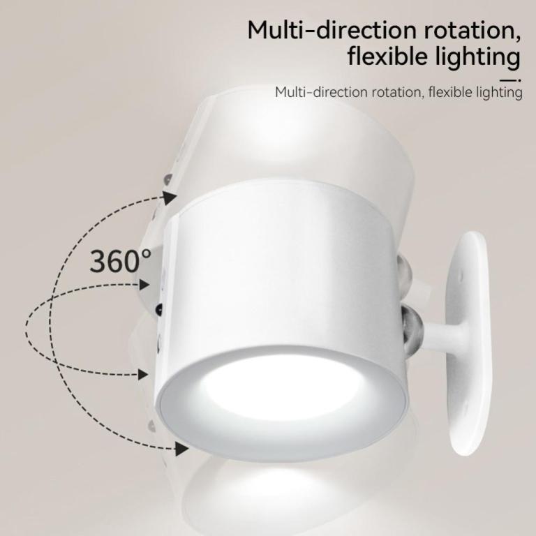 BEAUTYSTARTING LED Wall Light Rechargeable Touch Double … in North-Eastern Islands - Image 1
