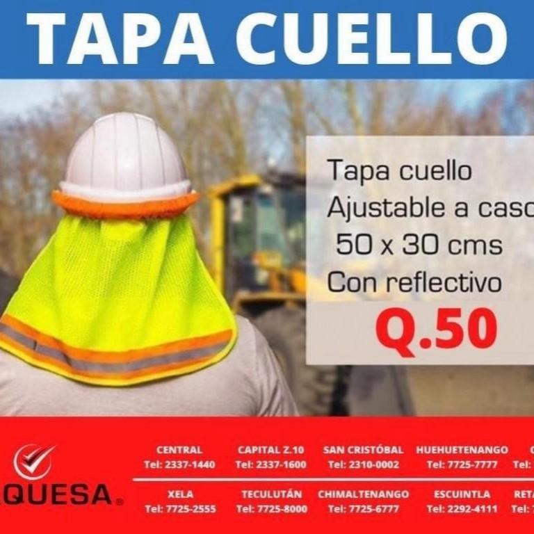 TAPACUELLO CON REFLECTIVOS MAQUESA en Cobán - Imagen 1