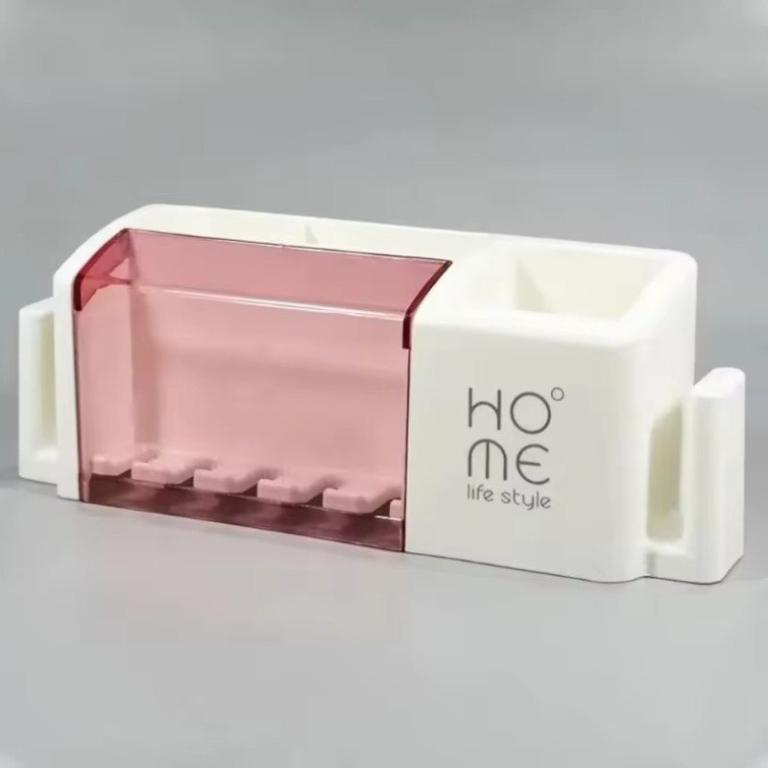 Toothbrush Holder Wall Mounted Bathroom Storage Rack No … in Geylang - Image 1