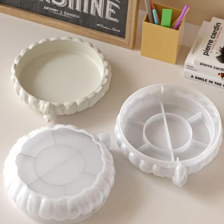 TMZ14968 Jewelry Storage Tray Mold, Round Silicone Rabbit … in North-Eastern Islands - Image 1